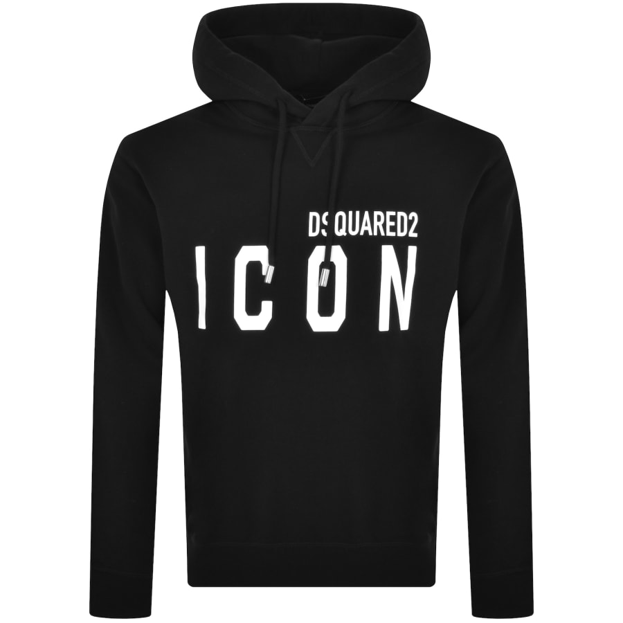 Black hoodie with designer brand logos outlet